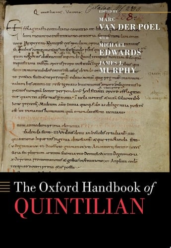 The Oxford Handbook of Quintilian (Oxford Handbooks)
