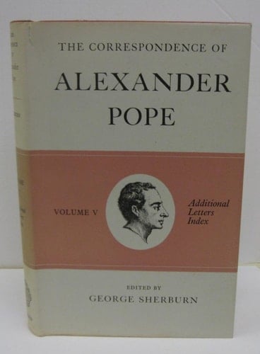 The Correspondence of Alexander Pope: Volume V: Index