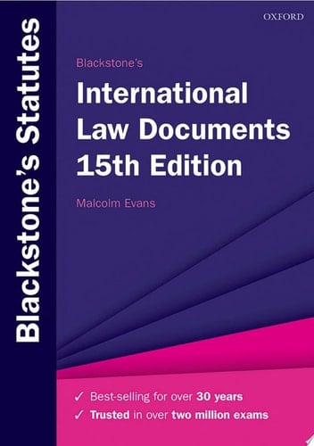 Blackstone's International Law Documents