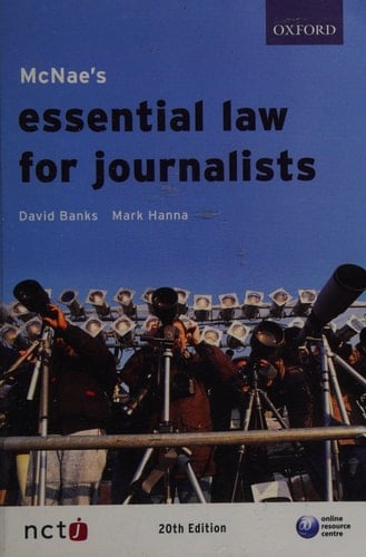 McNae's Essential Law for Journalists