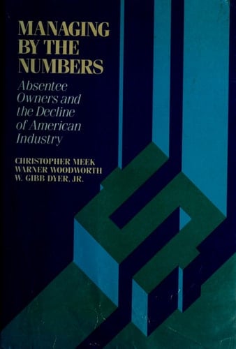 Managing By The Numbers