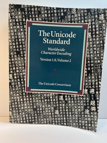 Unicode Standard: Worldwide Character Encoding, Version 1.0