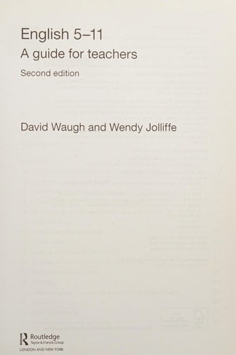 English 5-11: a guide for teachers