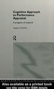 Cognitive Approach to Performance Appraisal