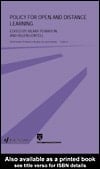 Policy for Open and Distance Learning