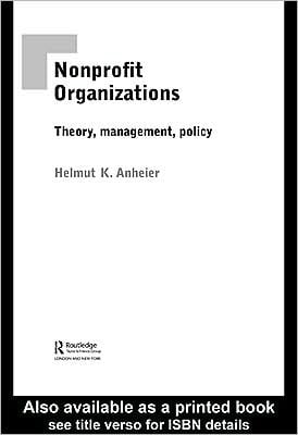 Nonprofit Organizations: Theory, Management, Policy