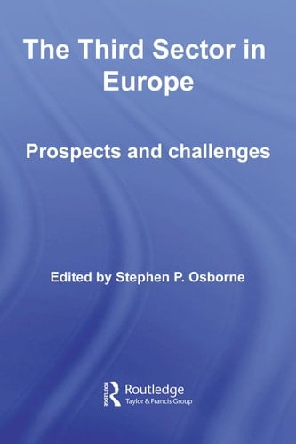 The Third Sector in Europe: prospects and challenges