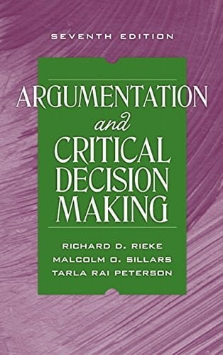 Argumentation and Critical Decision Making