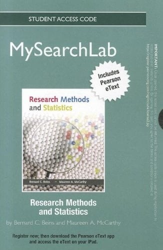 MySearchLab with Pearson eText -- Standalone Access Card -- for Research Methods and Statistics