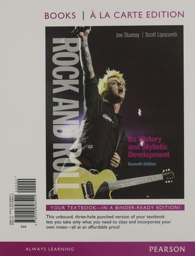 Rock and Roll: Its History and Stylistic Development, Books a la Carte Edition (7th Edition)