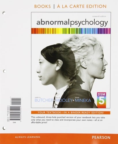 Abnormal Psychology, Books a la Carte Plus NEW MyPsychLab with eText -- Access Card Package (16th Edition)