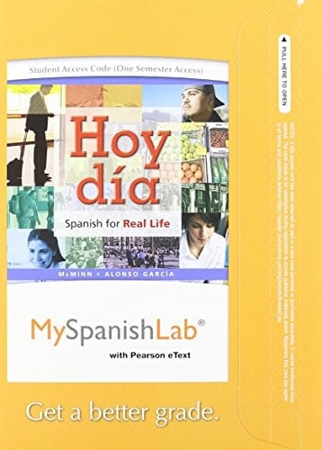 Hoy dia: Spanish for Real Life, Volume 2, Books a la Carte Plus MyLab Spanish -- Access Card Package