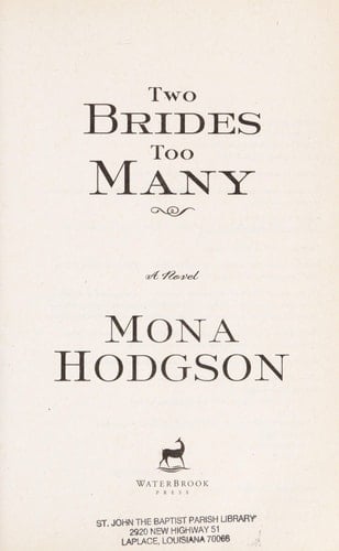 Two Brides Too Many