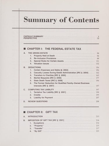 Federal Wealth Transfer Taxes