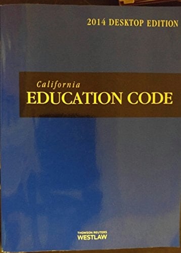 California Education Code, 2014