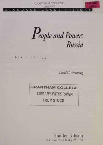 Russia, 1914-1941