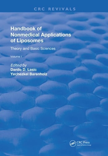 Handbook of Nonmedical Applications of Liposomes Theory and Basic Sciences