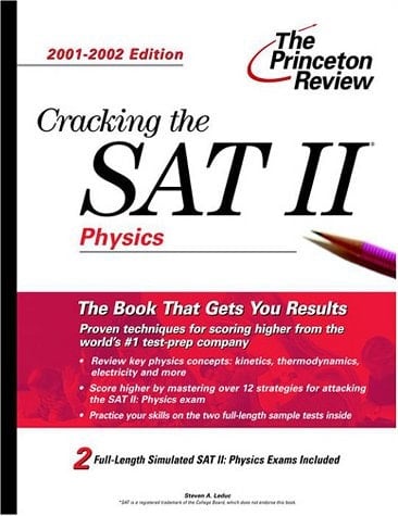 Cracking the SAT II Physics 2001-2002