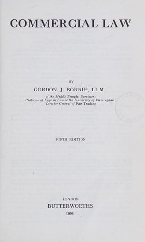Commercial Law