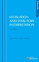 Legislation and Statutory Interpretation
