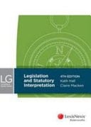 Legislation and Statutory Interpretation