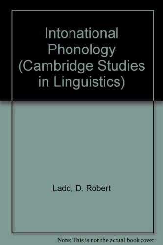 Intonational Phonology