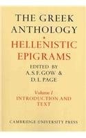 The Greek anthology Hellenistic epigrams