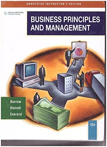 Annotated Inst Editn, Business Principles and Management, 12e