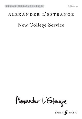 New College Service Sa (with Organ), Choral Octavo