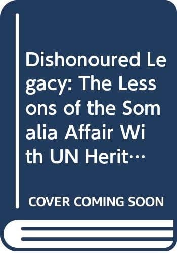 Un Héritage Déshonoré : Les Leçons de L'affaire Somalienne : Rapport de la Commission D'enquête Sur Le Déploiement Des Forces Canadiennes en Somalie Sommaire