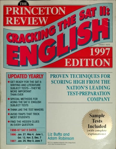 Cracking the SAT II English Subject Tests, 1997