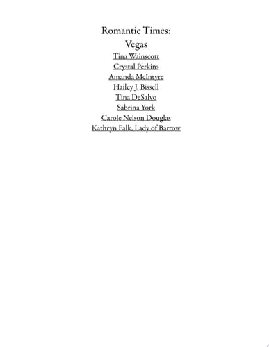 Romantic Times: Vegas: Book 2