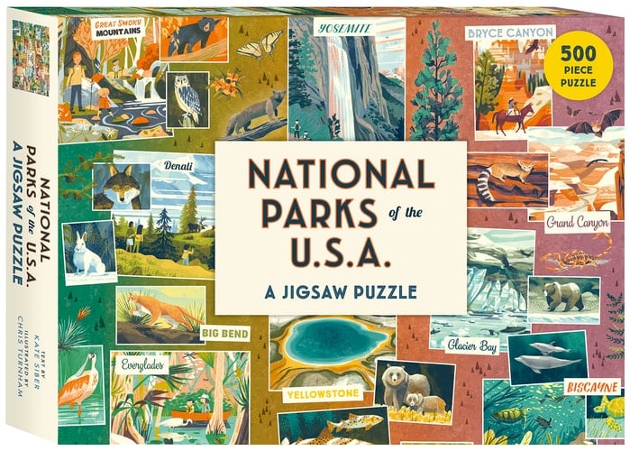 National Parks of the USA a Jigsaw Puzzle 500 Piece Puzzle