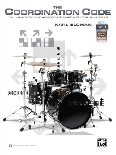 The Coordination Code The Ultimate Graphic Approach to Improving Your Drum Skills, Book, Poster, and Enhanced CD