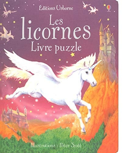 Les licornes Livre puzzle