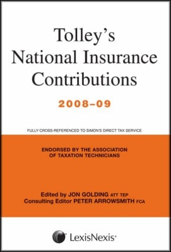 Tolley's National Insurance Contributions 2008-09
