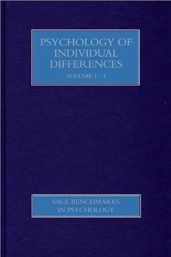 Psychology of Individual Differences (SAGE Benchmarks in Psychology)