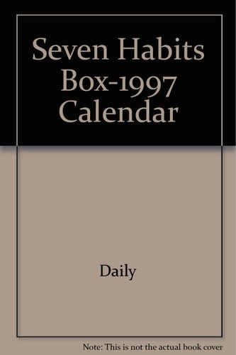 Seven Habits Box-1997 Calendar