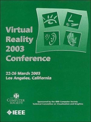 Virtual Reality Conference 2003 (VR 2003).