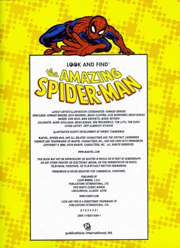 The Amazing Spider-man Look and Find