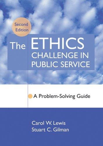 The ethics challenge in public service