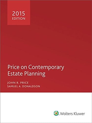 Price on Contemporary Estate Planning (2015)