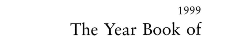 1999 Yearbook of Pulmonary Disease