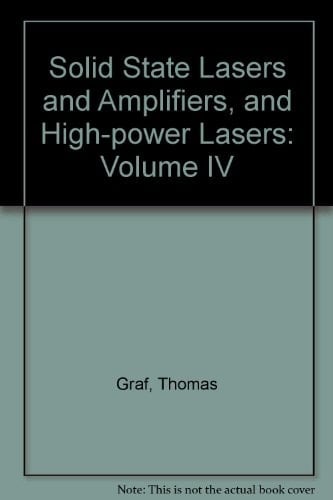 Solid State Lasers and Amplifiers IV, and High-power Lasers 12-16 April 2010, Brussels, Belgium