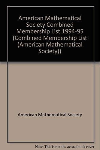 Combined Membership List, 1994-1995