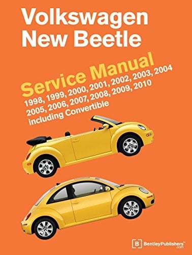 Volkswagen New Beetle Service Manual 1998, 1999, 2000, 2001, 2002, 2003, 2004, 2005, 2006, 2007, 2008, 2009 2010 Including Convertible