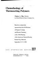 Chemorheology of Thermosetting Polymers (Acs Symposium Series)