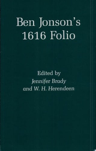 Ben Jonson's 1616 Folio