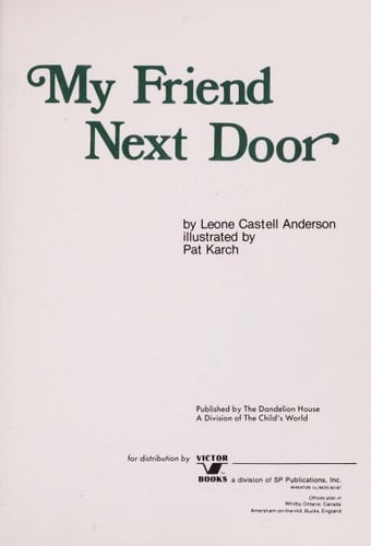 My Friend Next Door