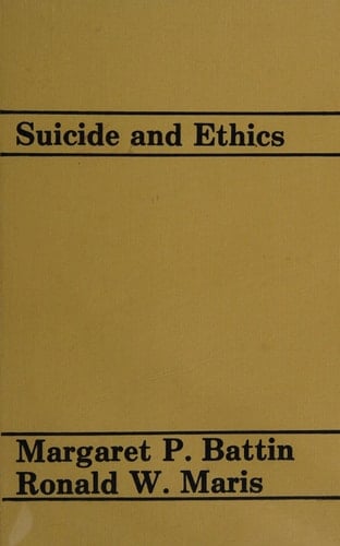 Suicide and Ethics: A Special Issue of Suicide and Life-Threatening Behavior (Suicide and Life-Threatening Behavior,)